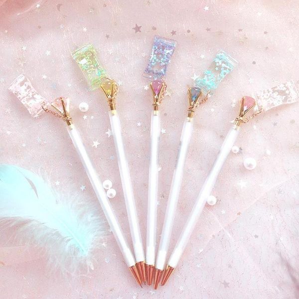 ballpoint pens 5pc kawaii automatic pencil activity pencils diamond candy pendant writing tool for gilrs fresh cute stationery student suppl, Blue;orange
ballpoint pens 5pc kawaii automatic pencil activity pencils diamond candy pendant writing tool for gilrs fresh cute stationery student suppl, Blue;orange