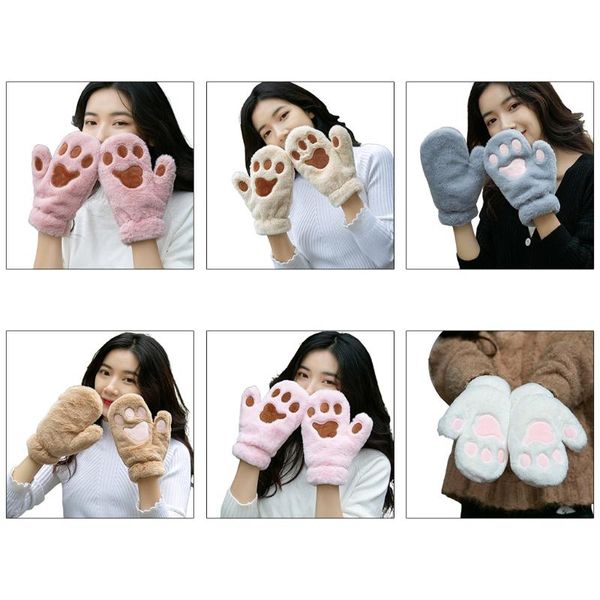 five fingers gloves 2021 plush cat claw full finger glove halloween party, Blue;gray
five fingers gloves 2021 plush cat claw full finger glove halloween party, Blue;gray