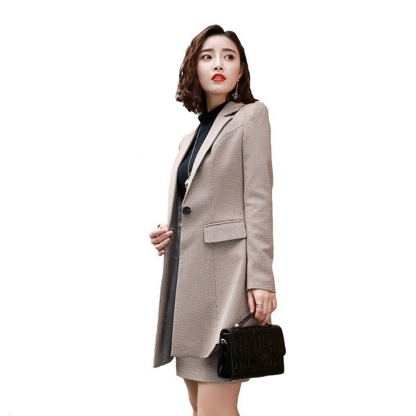 women's suits & blazers formal working ol blazer+ skirt office lady suit grid intellectual women high waist plaid autumn business inter, White;black
women's suits & blazers formal working ol blazer+ skirt office lady suit grid intellectual women high waist plaid autumn business inter, White;black