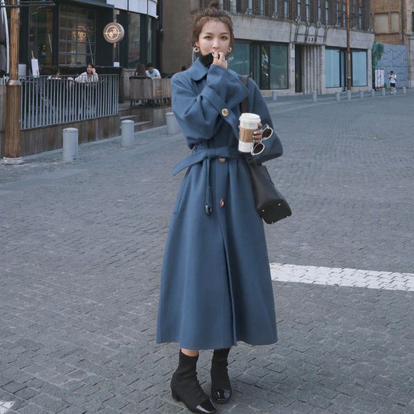 2021 women winter long trench korean style new overtheknee windbreaker ladies keep warm jacket oversize coat loose clothing g5nz, Black
2021 women winter long trench korean style new overtheknee windbreaker ladies keep warm jacket oversize coat loose clothing g5nz, Black