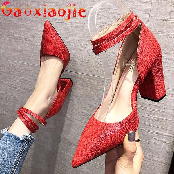 sandals ladies shoes summer chunky square heel pointed toe snake skin pattern fashion buckle strap office high-heeled, Black
sandals ladies shoes summer chunky square heel pointed toe snake skin pattern fashion buckle strap office high-heeled, Black