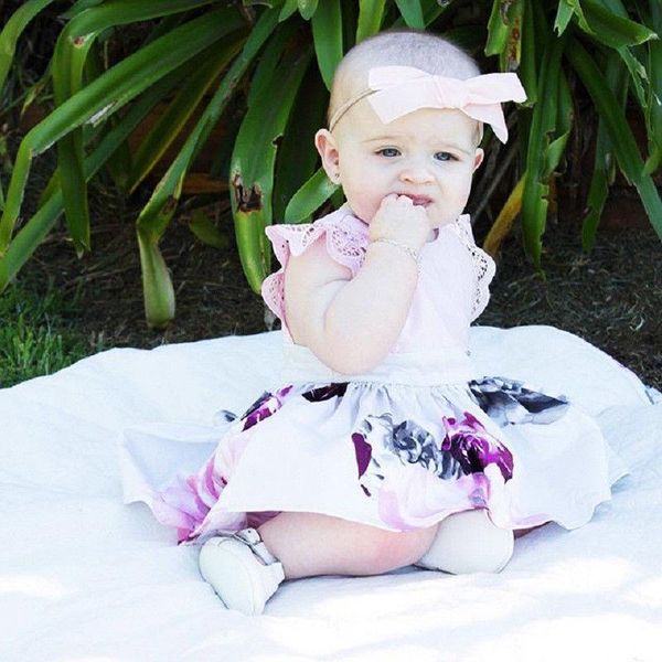 girl's dresses lace toddler infant kids baby girl dress blue floral ruffle girls summer briefs outfits casual children clothing, Red;yellow 
girl's dresses lace toddler infant kids baby girl dress blue floral ruffle girls summer briefs outfits casual children clothing, Red;yellow