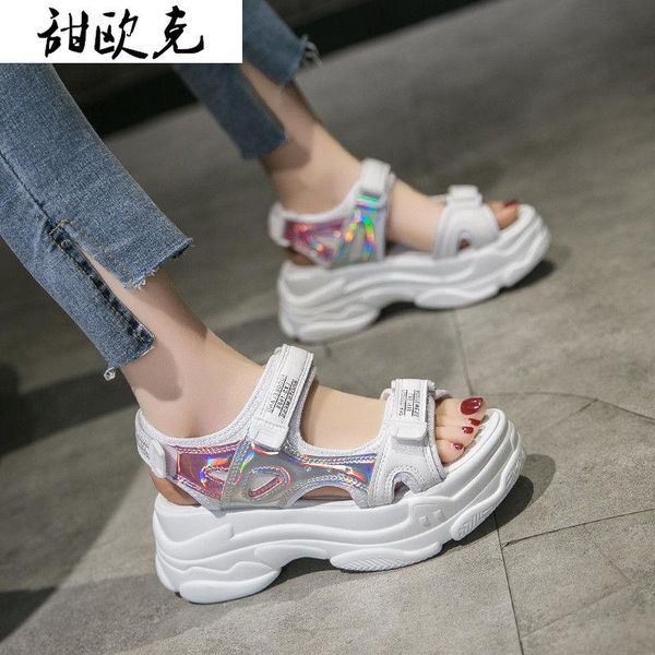 2021 summer comfortable women sneakers sandals hollow out open toe platform shoe women wedge casual shoes beach shoes, Black
2021 summer comfortable women sneakers sandals hollow out open toe platform shoe women wedge casual shoes beach shoes, Black
