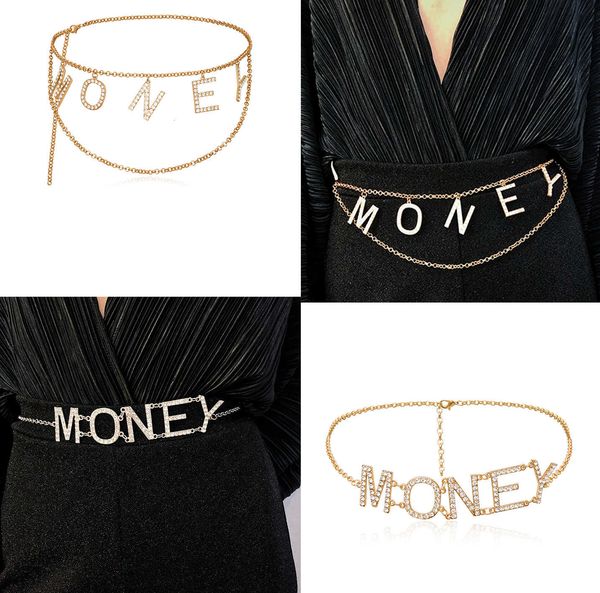 jewelry personality versatile tassel waist women's simple diamond letter pendant body chain, Silver
jewelry personality versatile tassel waist women's simple diamond letter pendant body chain, Silver