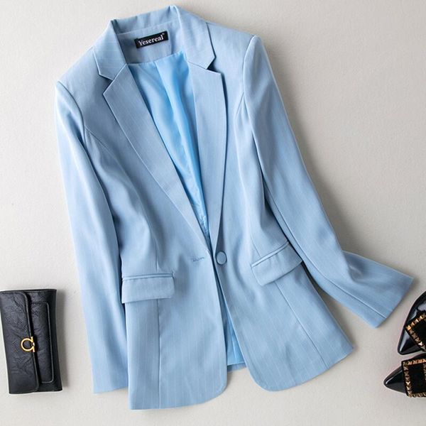 blazers slim spring autumn striped coat woman jacket black white large size 5xl 6xl blazer women suit new 2021 suits women, White;black
blazers slim spring autumn striped coat woman jacket black white large size 5xl 6xl blazer women suit new 2021 suits women, White;black