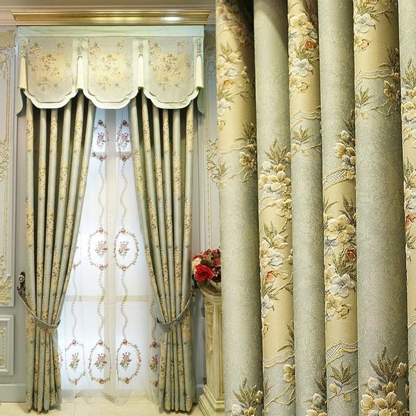 curtain & drapes european style curtains for living dining room bedroom high precision relief jacquard high-end atmospheric tulle custom
curtain & drapes european style curtains for living dining room bedroom high precision relief jacquard high-end atmospheric tulle custom