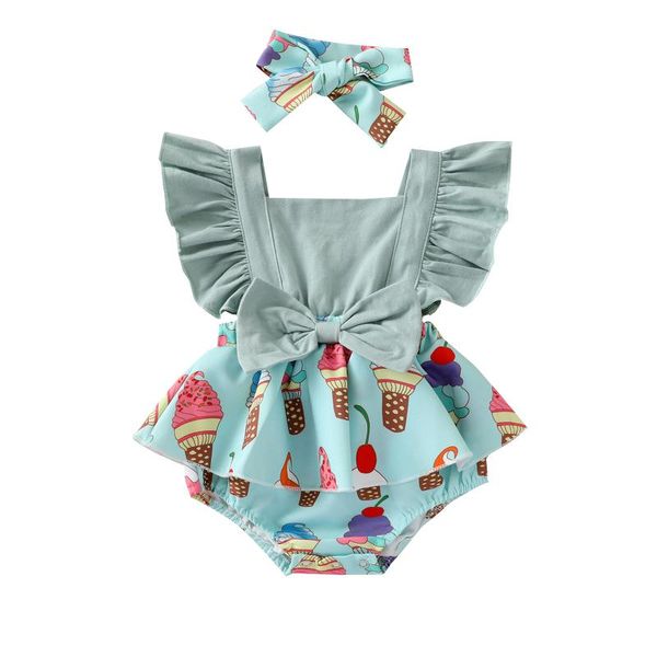 rompers 0-24m baby girls bodysuit with headband ice cream print cartoon square neck ruffled romper + hairband 2pcs summer outfits, Blue
rompers 0-24m baby girls bodysuit with headband ice cream print cartoon square neck ruffled romper + hairband 2pcs summer outfits, Blue