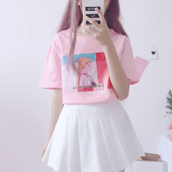 harajuku 2021 new kawaii pink t female will see korean ulzzang lolita loose style tshirt schoolgirl pretty clothes g304 t7gc, White
harajuku 2021 new kawaii pink t female will see korean ulzzang lolita loose style tshirt schoolgirl pretty clothes g304 t7gc, White