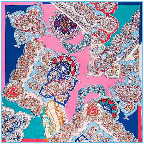 scarves 2021 bohemia print twill silk scarf women bandana brand paisley luxury square femal foulard, Blue;gray
scarves 2021 bohemia print twill silk scarf women bandana brand paisley luxury square femal foulard, Blue;gray