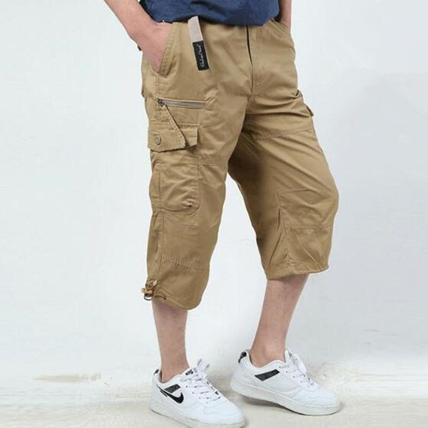 men 100% cotton short multi pocket short men cargo pants breeches tactical plus size, Black
men 100% cotton short multi pocket short men cargo pants breeches tactical plus size, Black