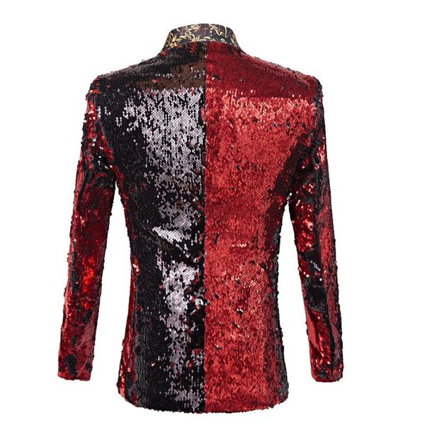 men's suits & blazers mens shining plus size handmake red and black blazer dj singers nightclub costume stylish suit jacket stage sequi, White;black
men's suits & blazers mens shining plus size handmake red and black blazer dj singers nightclub costume stylish suit jacket stage sequi, White;black