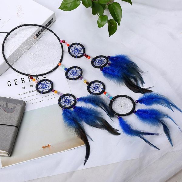 creative treasure blue multi-ring dream catcher wall hanging european and american style dream catcher home decorations
creative treasure blue multi-ring dream catcher wall hanging european and american style dream catcher home decorations