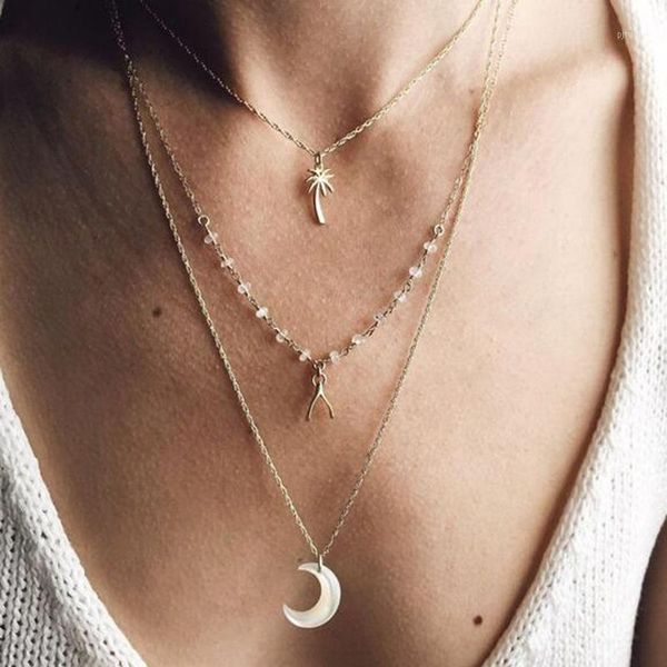 multilayer alloy coconut tree moon bone pendant necklace clavicle chain for women goth collar collier neck jewelry gift necklaces1, Silver
multilayer alloy coconut tree moon bone pendant necklace clavicle chain for women goth collar collier neck jewelry gift necklaces1, Silver