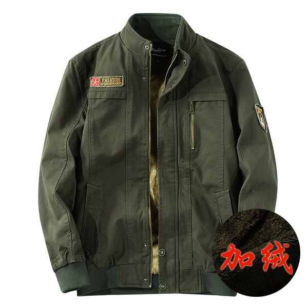 2019 cotton men's coat outdoor casual thickened jacket, Black
2019 cotton men's coat outdoor casual thickened jacket, Black