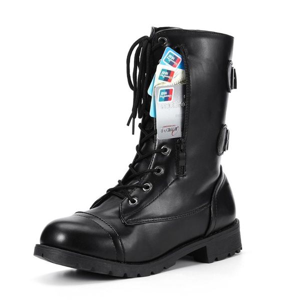 boots flat platform women shoes with pockets autumn winter lace-up zipper leather female boats ladies bottes femme, Black
boots flat platform women shoes with pockets autumn winter lace-up zipper leather female boats ladies bottes femme, Black