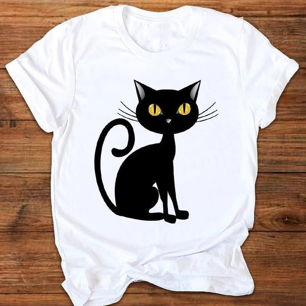 women graphic cat cartoon 90s fall autumn happy halloween printing print clothes lady tees female t shirt womens t-shirt, White
women graphic cat cartoon 90s fall autumn happy halloween printing print clothes lady tees female t shirt womens t-shirt, White