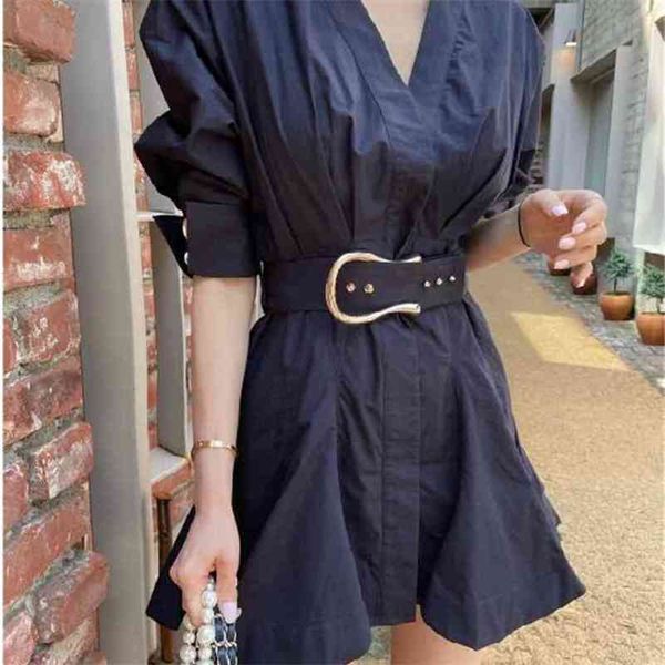 elegant sashes summer dress for women v-neck 3/4 sleeve high waist white es female solid mermaid black 210602, Black;gray
elegant sashes summer dress for women v-neck 3/4 sleeve high waist white es female solid mermaid black 210602, Black;gray