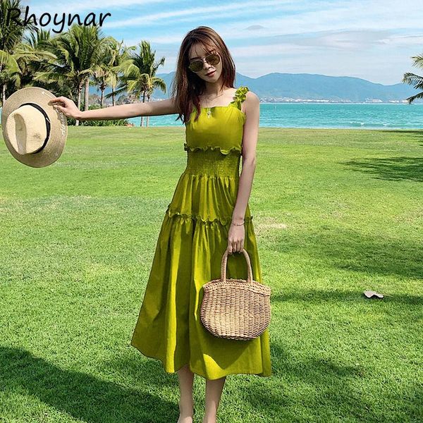 casual dresses sleeveless dress women green fashion simple ruched holiday elastic waist summer streetwear midi vestdios square collar tender, Black;gray
casual dresses sleeveless dress women green fashion simple ruched holiday elastic waist summer streetwear midi vestdios square collar tender, Black;gray