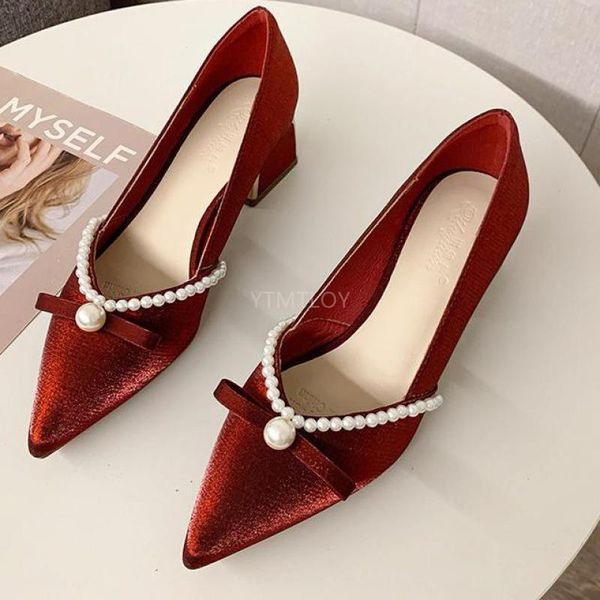 dress shoes woman high heels party elegant ladies red bride wedding pearl pumps pointed toe zapatos de mujer plataforma, Black
dress shoes woman high heels party elegant ladies red bride wedding pearl pumps pointed toe zapatos de mujer plataforma, Black
