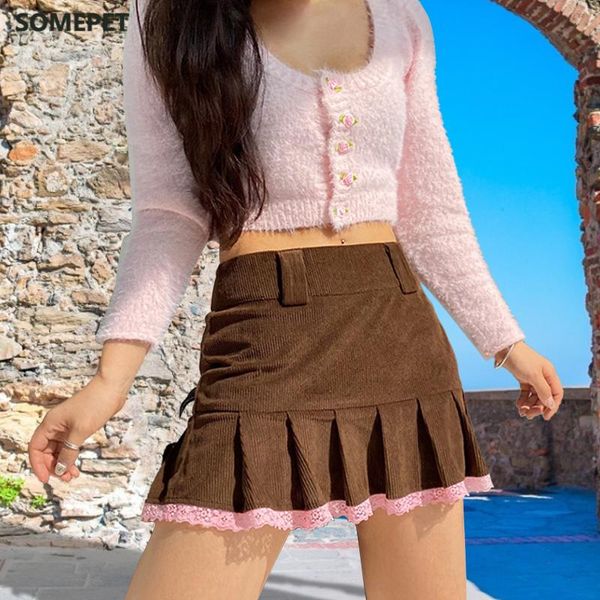 skirts women skirt ruffle lace stitching hem casual pleated corduroy solid color cute sweet college style streetwear lady, Black
skirts women skirt ruffle lace stitching hem casual pleated corduroy solid color cute sweet college style streetwear lady, Black