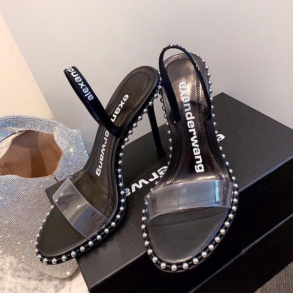 dress shoes transparent pvc metal beads peep toe sling kitten-heel sandals pumps 2021 summer women embroidery letter high heel, Black
dress shoes transparent pvc metal beads peep toe sling kitten-heel sandals pumps 2021 summer women embroidery letter high heel, Black