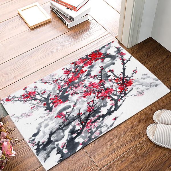 cushion/decorative pillow kitchen mat ink plum blossom flower plant non-slip door mats outdoor/indoor home living room bathroom decorations
cushion/decorative pillow kitchen mat ink plum blossom flower plant non-slip door mats outdoor/indoor home living room bathroom decorations