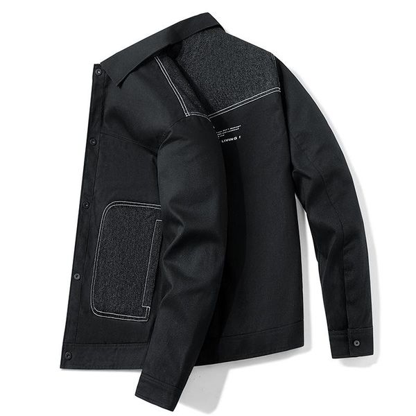 men's jackets workwear jacket spring and autumn loose trend korean solid color 2021 handsome, Black;brown
men's jackets workwear jacket spring and autumn loose trend korean solid color 2021 handsome, Black;brown