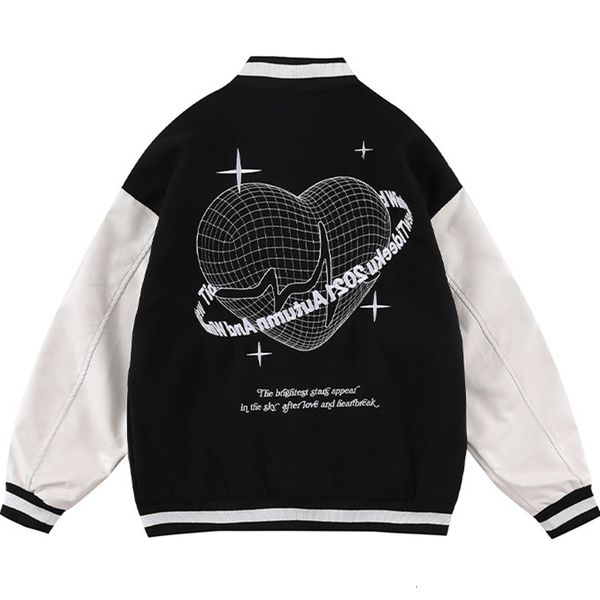 men's hoodies & sweatshirts vintage baseball jacket, leather sleeve, heart 3d, college style, male and female winter coat 2pfu, Black
men's hoodies & sweatshirts vintage baseball jacket, leather sleeve, heart 3d, college style, male and female winter coat 2pfu, Black