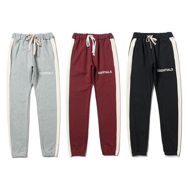 4 colors mens pants fog essentials side stripes trousers hip hop fashion long pants sweatpants casual pants, Black
4 colors mens pants fog essentials side stripes trousers hip hop fashion long pants sweatpants casual pants, Black