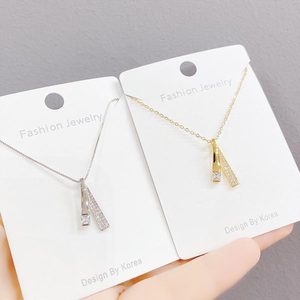 chains 14k real gold plated simple style necklace shining bling zircon women clavicle chain elegant charm wedding pendant jewelry, Silver
chains 14k real gold plated simple style necklace shining bling zircon women clavicle chain elegant charm wedding pendant jewelry, Silver