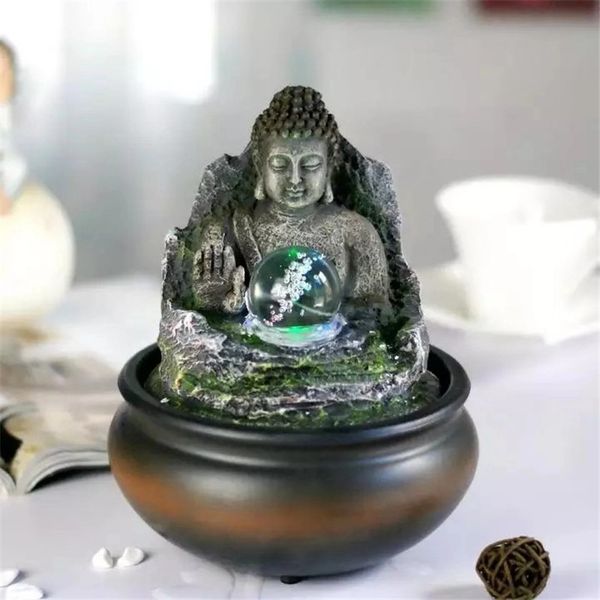 rockery small buddha statue water fountain led light ball feng shui ornament home decoration office deskwaterscape crafts
rockery small buddha statue water fountain led light ball feng shui ornament home decoration office deskwaterscape crafts