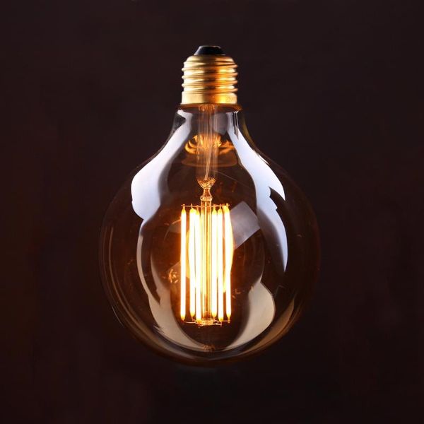 vintage led long filament bulb,gold tint,edison g125 globe style,4w 6w 2200k,retro decorative lamp,dimmable
vintage led long filament bulb,gold tint,edison g125 globe style,4w 6w 2200k,retro decorative lamp,dimmable