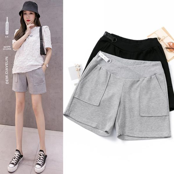 maternity bottoms 19# leisure pants summer fashion solid color shorts support abdomen elastic pregnant women belly, White
maternity bottoms 19# leisure pants summer fashion solid color shorts support abdomen elastic pregnant women belly, White