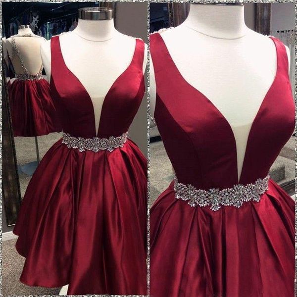 party dresses elegant short v-neck beaded homecoming with pockets burgundy open back knee length taffeta robes de soirée for women, White;black
party dresses elegant short v-neck beaded homecoming with pockets burgundy open back knee length taffeta robes de soirée for women, White;black