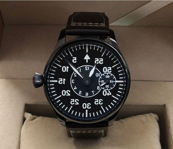 sapphire crystal or mineral glass 44mm black dial asian 6497 17 jewels movement pvd case luminous mechanical watches gr42-2, Slivery;brown
sapphire crystal or mineral glass 44mm black dial asian 6497 17 jewels movement pvd case luminous mechanical watches gr42-2, Slivery;brown
