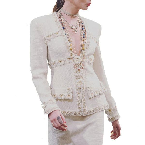 women's jackets the spring and autumn small sweet wind restoring ancient ways is three-dimensional flowers short tweed coat, Black;brown
women's jackets the spring and autumn small sweet wind restoring ancient ways is three-dimensional flowers short tweed coat, Black;brown