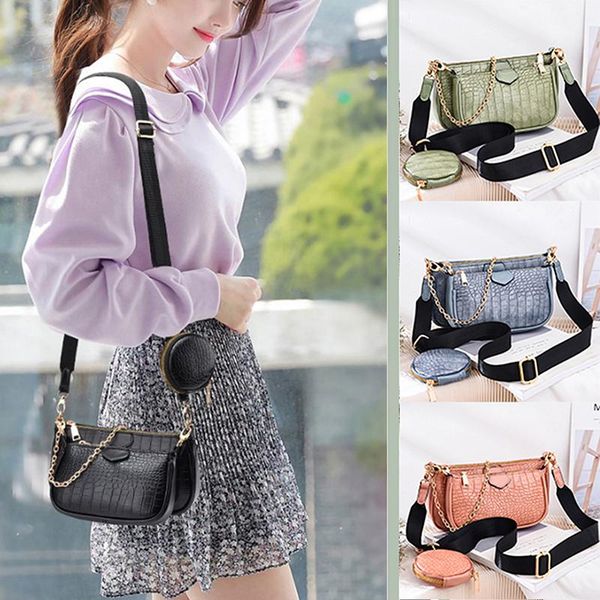 cross body 2021 fashion chain pu shoulder bag crocodile assembled 3 in 1 casual handbag leisure daily shopping travel
cross body 2021 fashion chain pu shoulder bag crocodile assembled 3 in 1 casual handbag leisure daily shopping travel