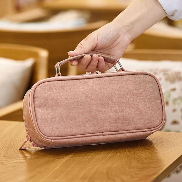pencil bags pencil case sturdy 5 compartments canvas office storage organizer for students school office supplies
pencil bags pencil case sturdy 5 compartments canvas office storage organizer for students school office supplies
