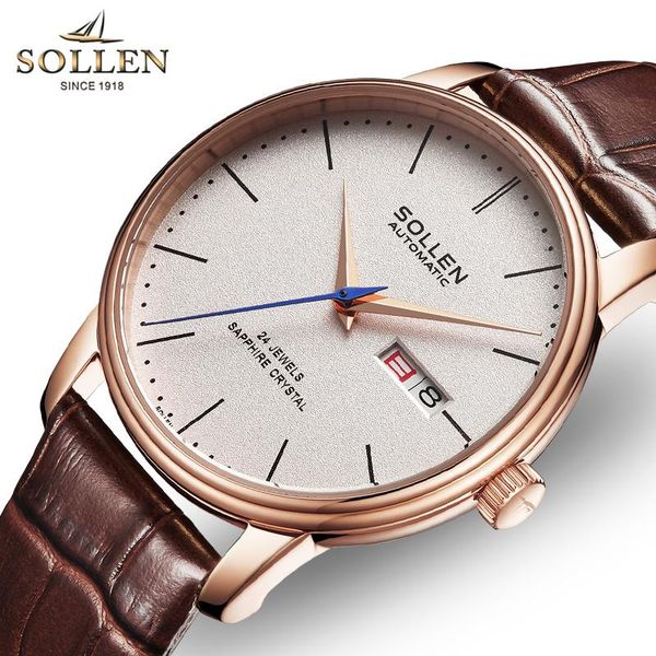 wristwatches switzerland sollen japan import nh36a automatic mechanical men's watches sapphire waterproof clocks sl9020, Slivery;brown
wristwatches switzerland sollen japan import nh36a automatic mechanical men's watches sapphire waterproof clocks sl9020, Slivery;brown