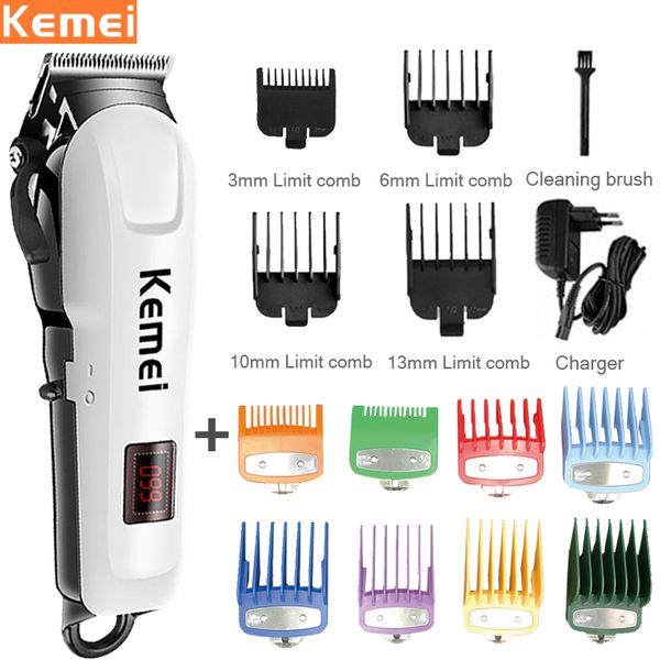 kemei professional hair clipper for men electric hair trimmer cordless hair cutter machine lcd display rechargeable haircut
kemei professional hair clipper for men electric hair trimmer cordless hair cutter machine lcd display rechargeable haircut