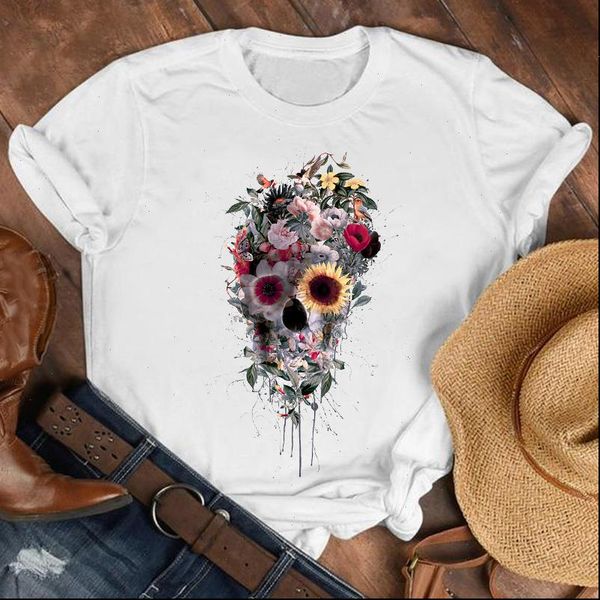 women lady floral plant horror face fashion cute 90s shirt clothes womens female print tshirt tee graphic t shirt, White
women lady floral plant horror face fashion cute 90s shirt clothes womens female print tshirt tee graphic t shirt, White