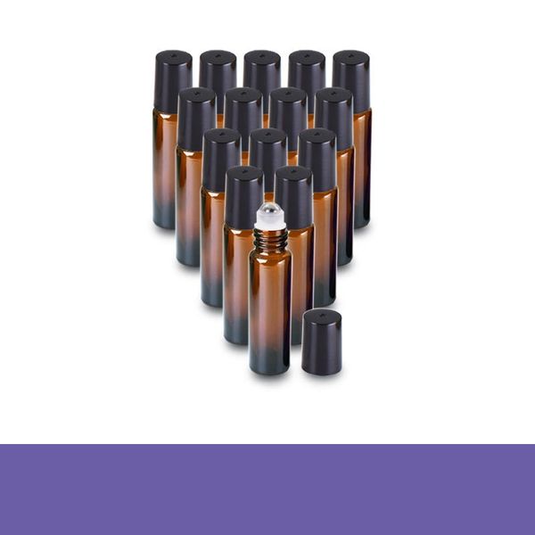 5 ml/10ml portable amber glass roller on rollerball essential oil bottles with stainless steel roller ball 90 v2
5 ml/10ml portable amber glass roller on rollerball essential oil bottles with stainless steel roller ball 90 v2