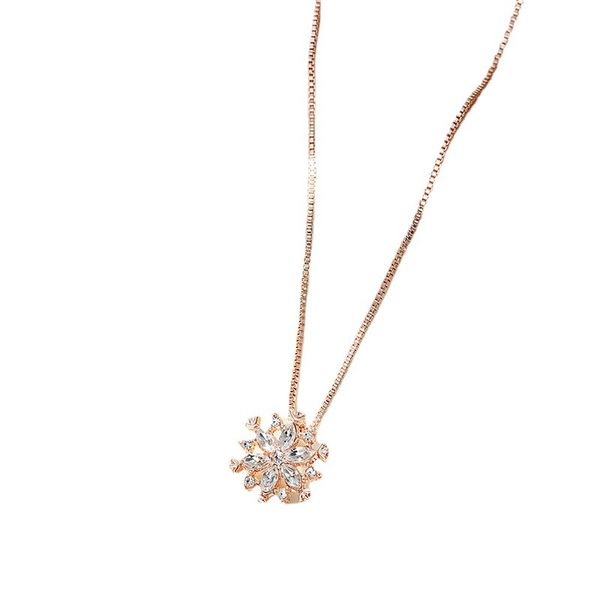 chains flash cubic zircon snowflake pendant necklace 925 silver clavicle chain rose gold for women s-n605
chains flash cubic zircon snowflake pendant necklace 925 silver clavicle chain rose gold for women s-n605