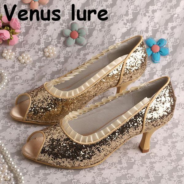 dress shoes custom handmade glitter gold size 7 open toe ladies pumps mid heel, Black
dress shoes custom handmade glitter gold size 7 open toe ladies pumps mid heel, Black