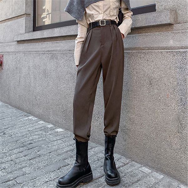 women's pants & capris hzirip minimalist lady in office brief elegant chic female pants all the korean game high waist smooth size larg, Black;white
women's pants & capris hzirip minimalist lady in office brief elegant chic female pants all the korean game high waist smooth size larg, Black;white
