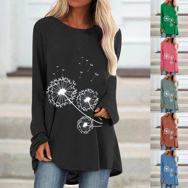 r40 dandelion print blouse women long casual loose shirts letter women o neck long sleeve for women blouses pullover shirts, White
r40 dandelion print blouse women long casual loose shirts letter women o neck long sleeve for women blouses pullover shirts, White