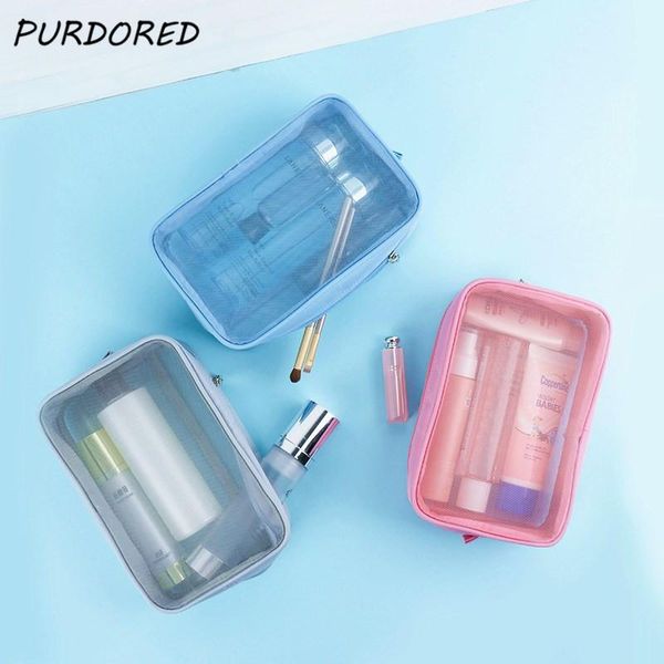 purdored 1 pc clear mesh women cosmetic bag zipper travel makeup bag large lady toiletry washing beauty case kosmetyczka
purdored 1 pc clear mesh women cosmetic bag zipper travel makeup bag large lady toiletry washing beauty case kosmetyczka