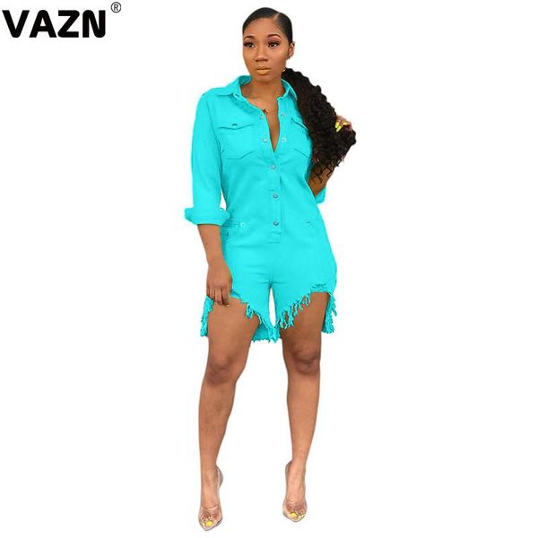 women's jumpsuits & rompers vazn smr9245 product 2021 summer lady 3 colors solid playsuit full sleeve button special jumpsuit, Black;white
women's jumpsuits & rompers vazn smr9245 product 2021 summer lady 3 colors solid playsuit full sleeve button special jumpsuit, Black;white