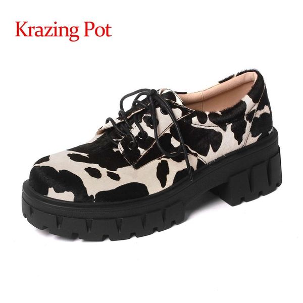 dress shoes krazing pot autumn arrival original design horse hair round toe high heels cross-tied thick bottom fashion women pumps l61, Black
dress shoes krazing pot autumn arrival original design horse hair round toe high heels cross-tied thick bottom fashion women pumps l61, Black