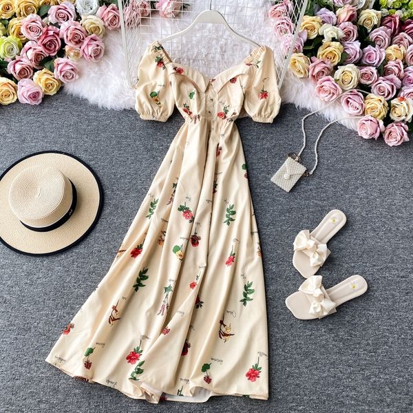 women floral print a-line vintage dress summer short sleeve v-neck beige/white/purple dress casual high waist ladies dresses new 210303, Black;gray
women floral print a-line vintage dress summer short sleeve v-neck beige/white/purple dress casual high waist ladies dresses new 210303, Black;gray